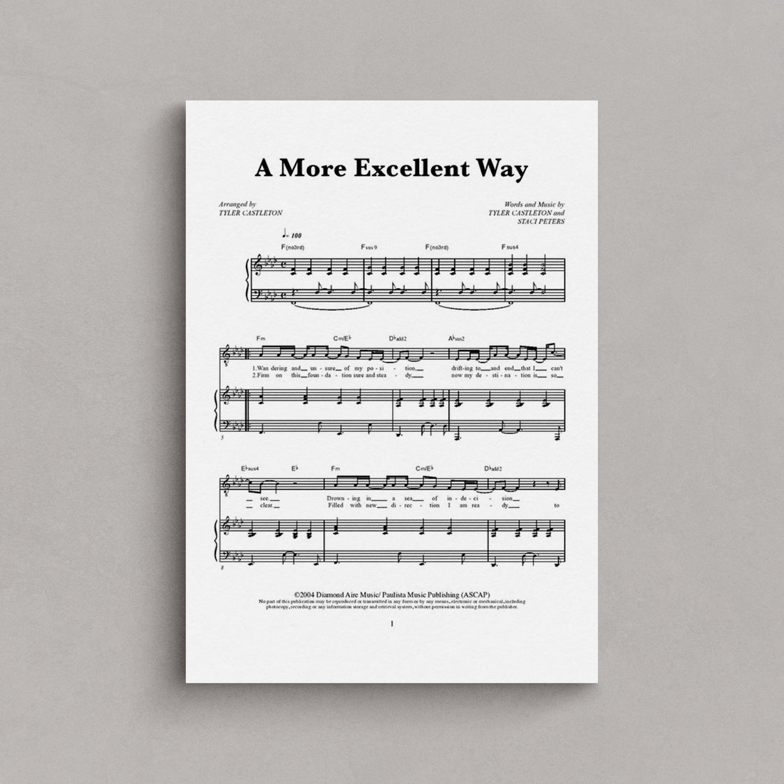 A More Excellent Way