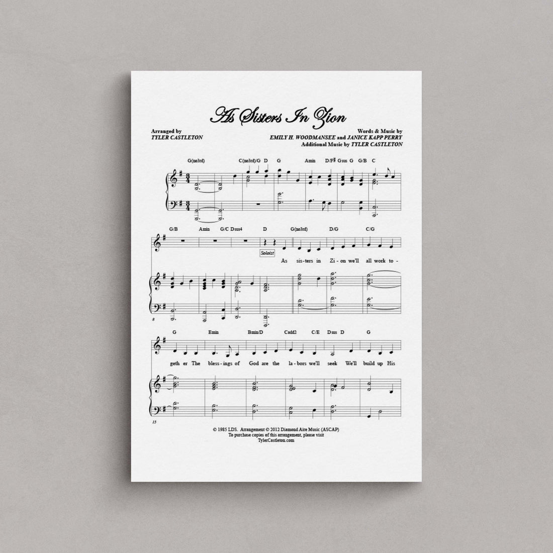 As Sisters In Zion FULL as performed at BYU Women’s Conference 2012