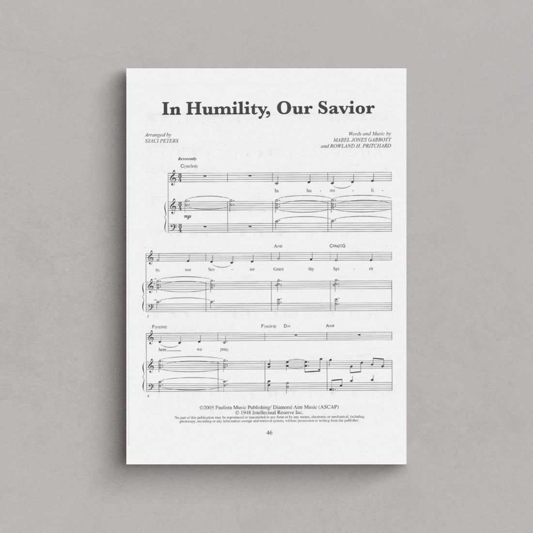 In Humility Our Savior