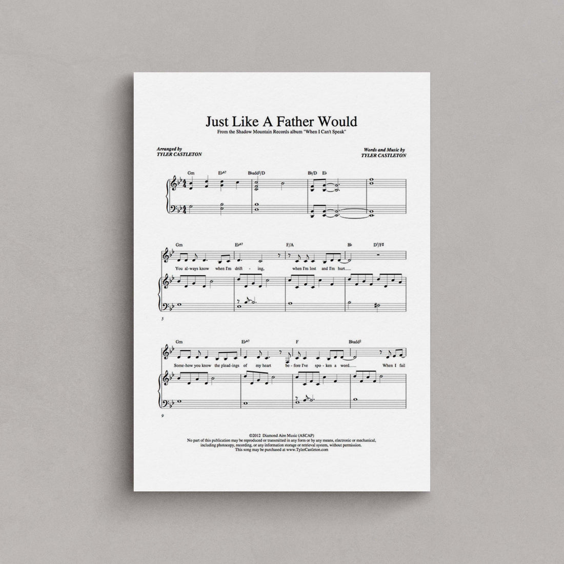 Just Like A Father Would