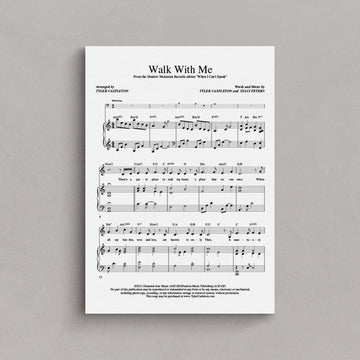 Walk With Me – Piano/Vocal/Cello
