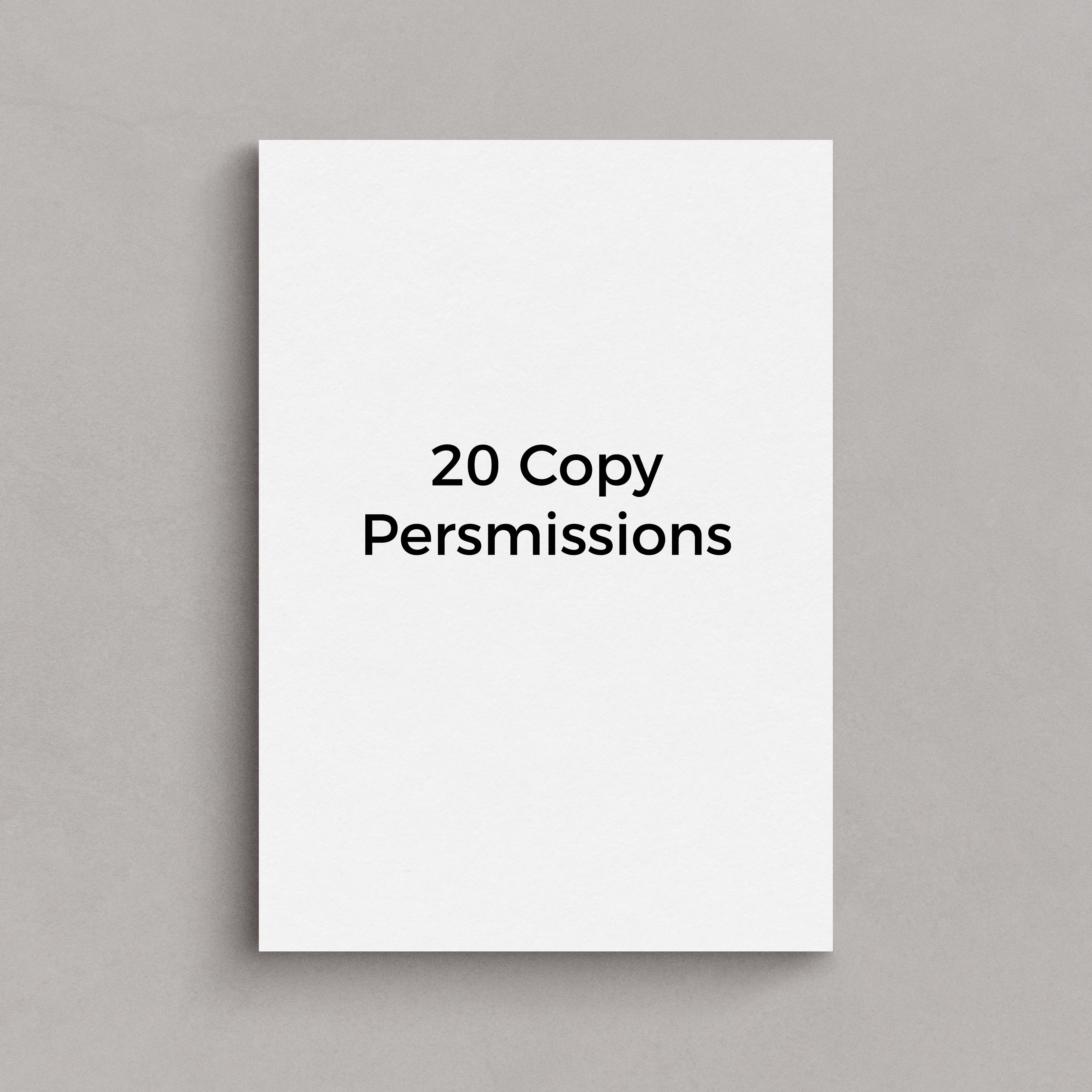 20 Copy Permissions – Tyler Castleton