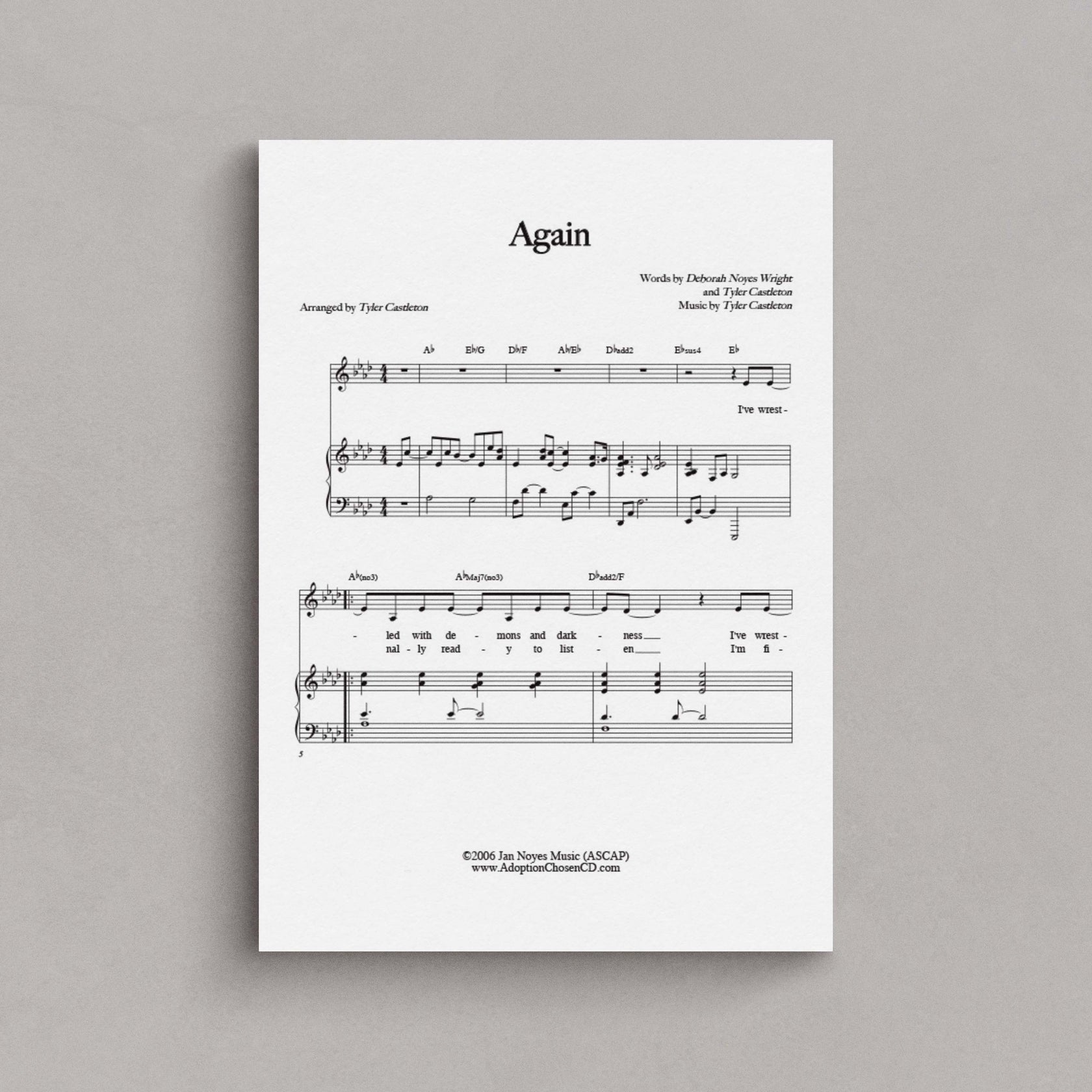 Again – Tyler Castleton
