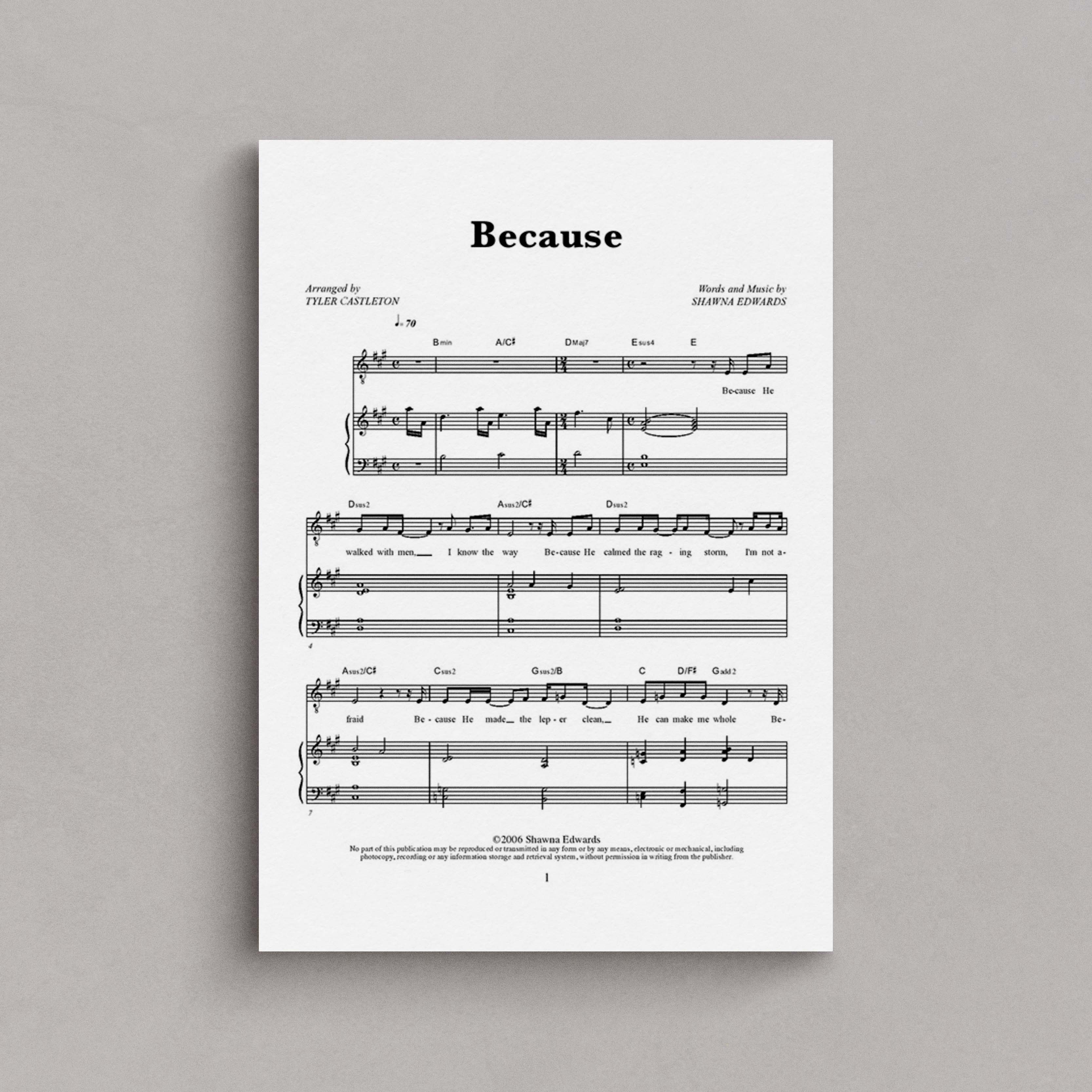 Because – Tyler Castleton