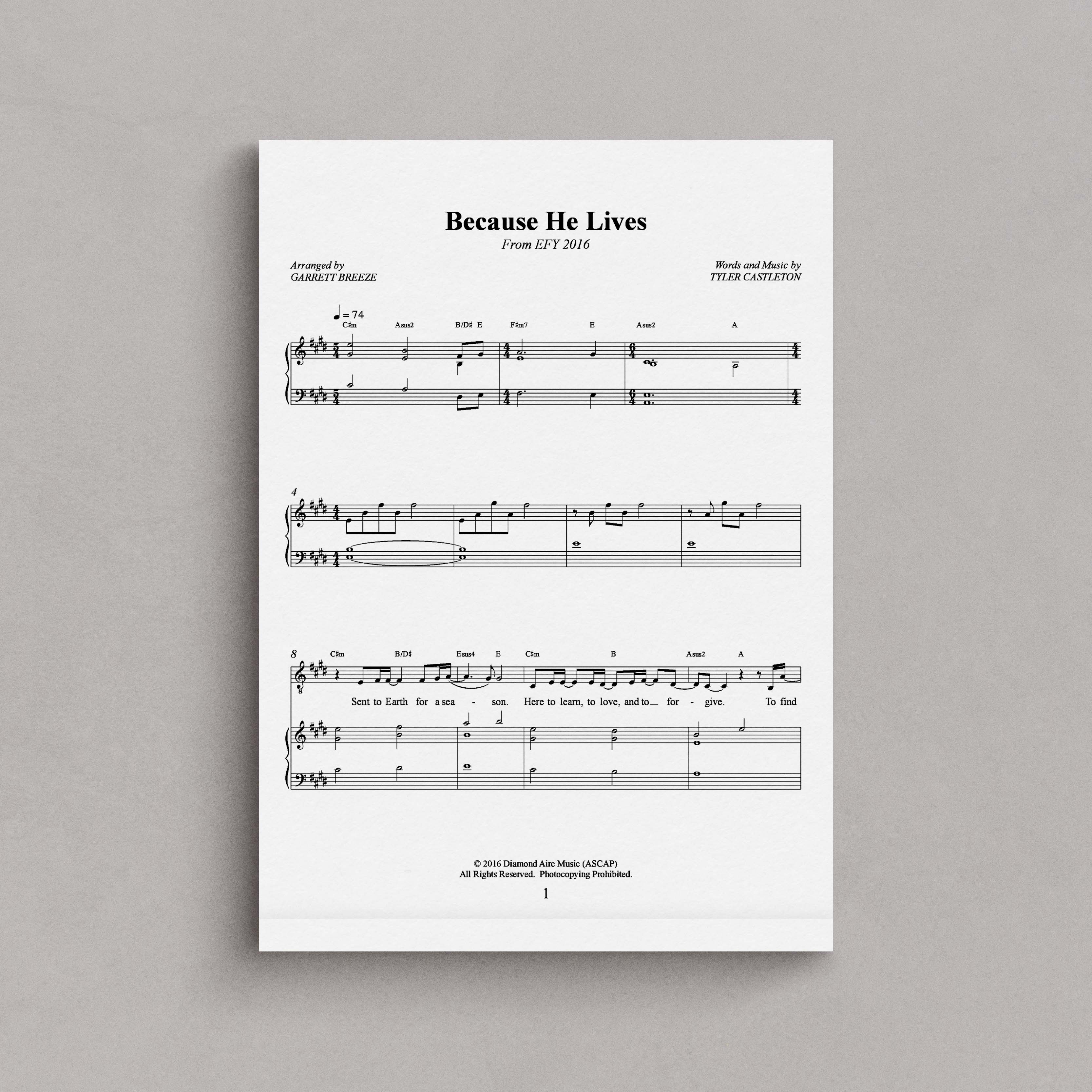 Because He Lives Tyler Castleton