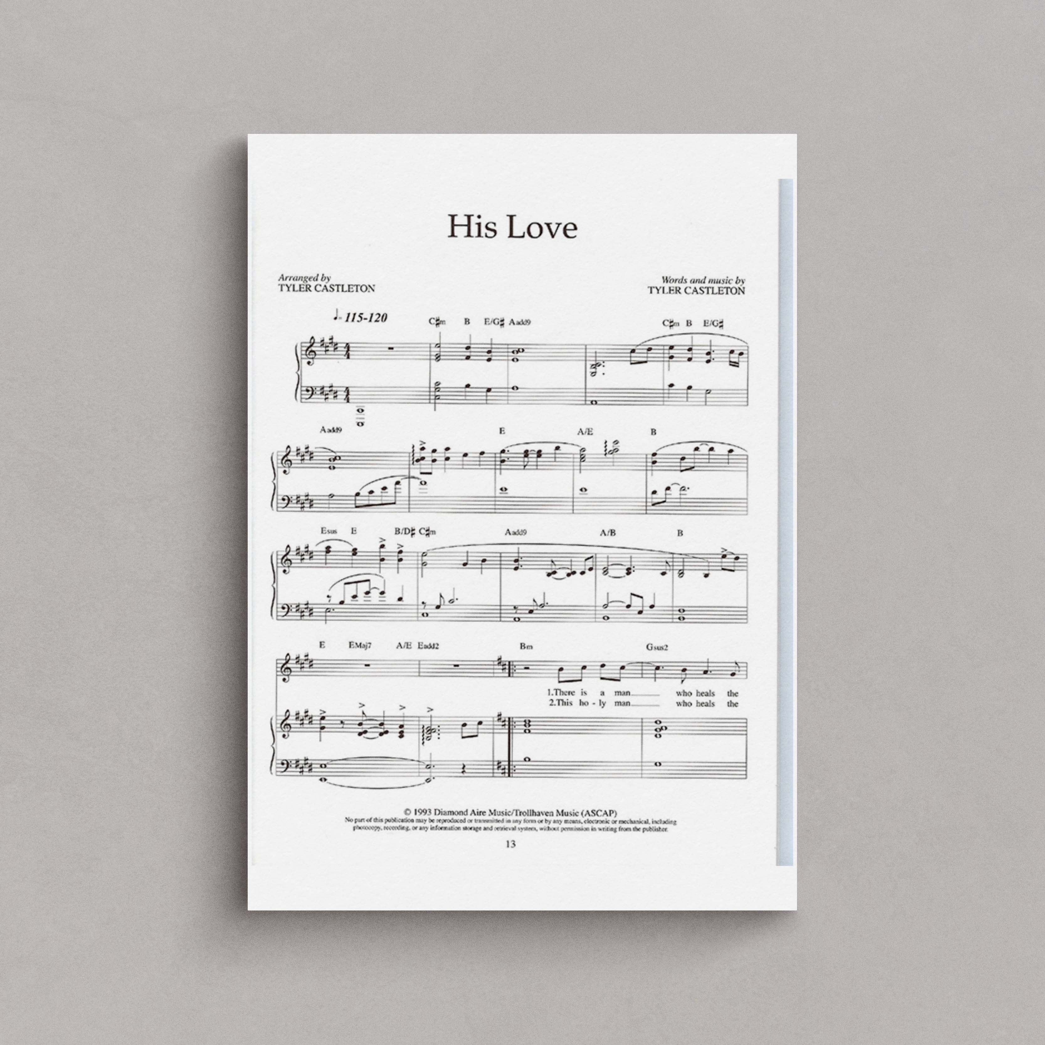 His Love – Tyler Castleton