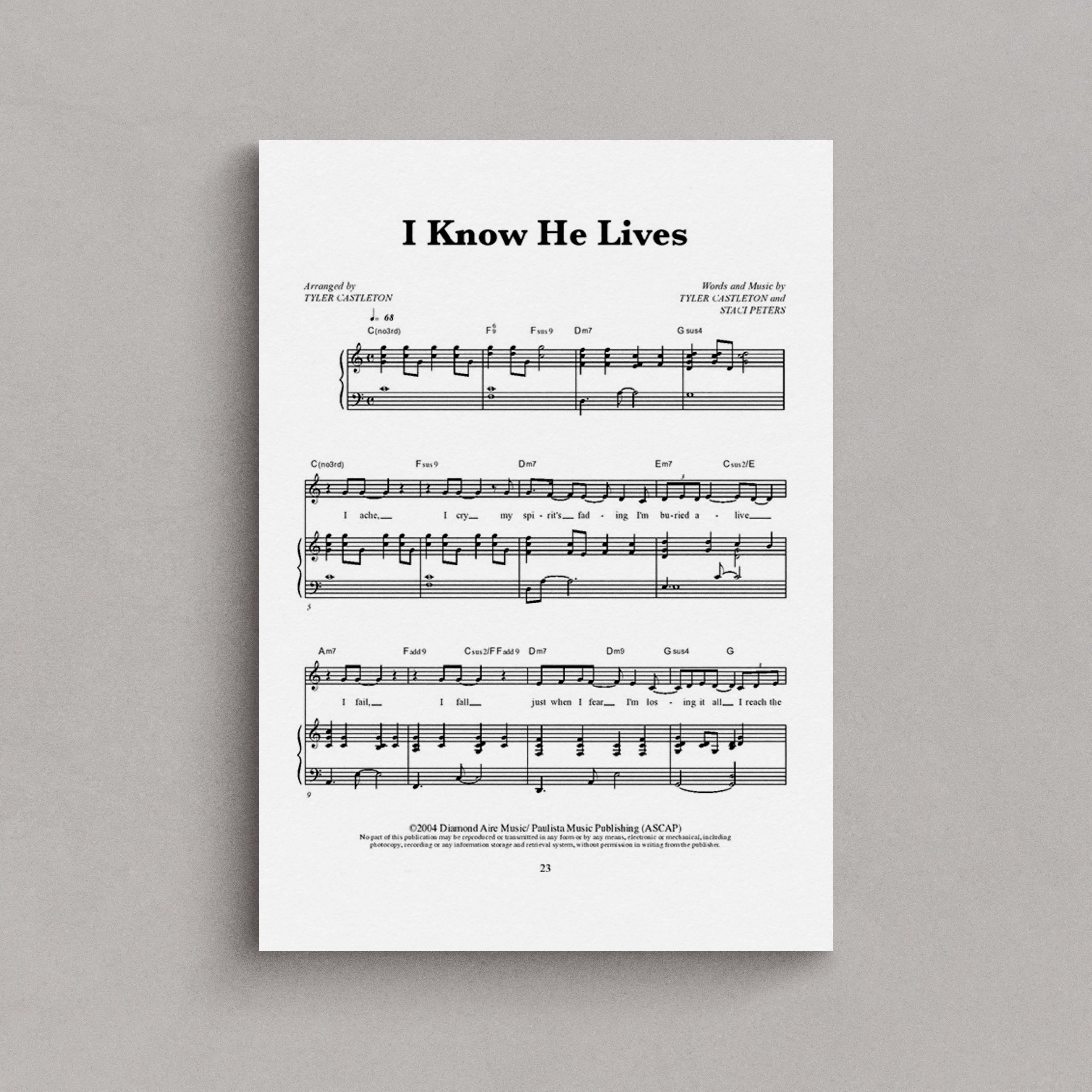 I Know He Lives Tyler Castleton