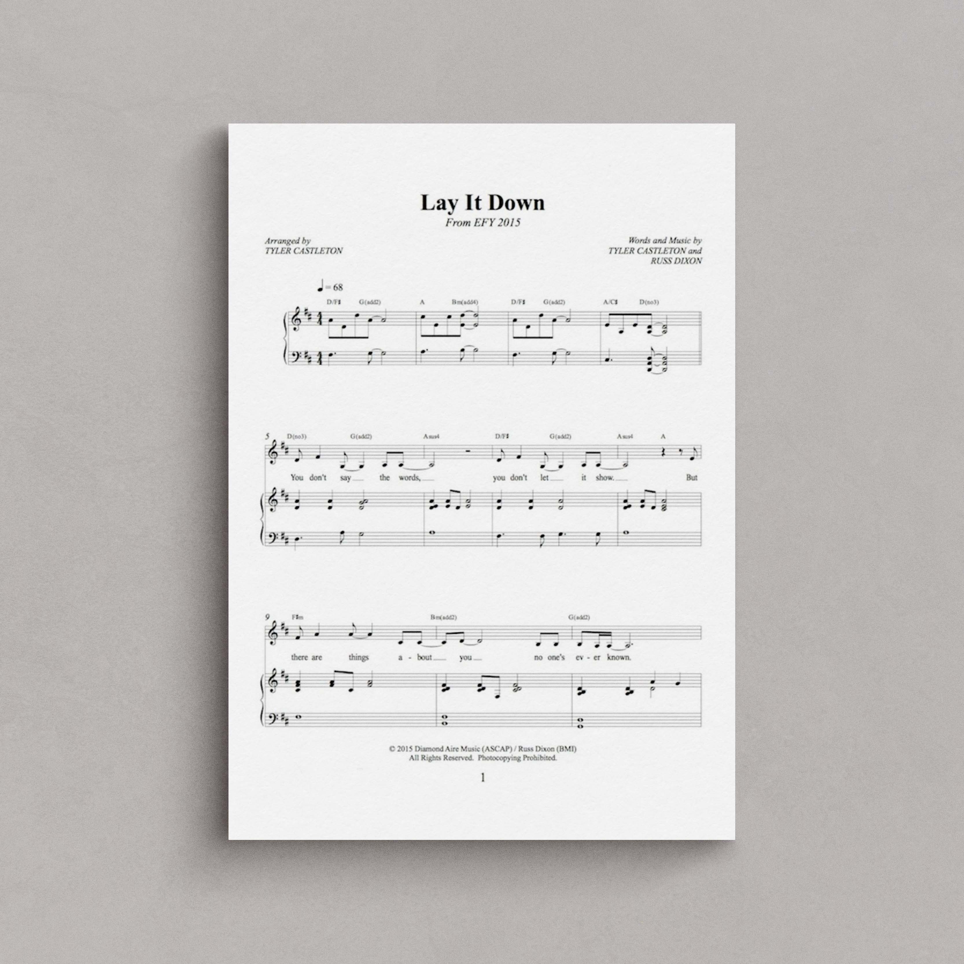 Lay It Down – Tyler Castleton