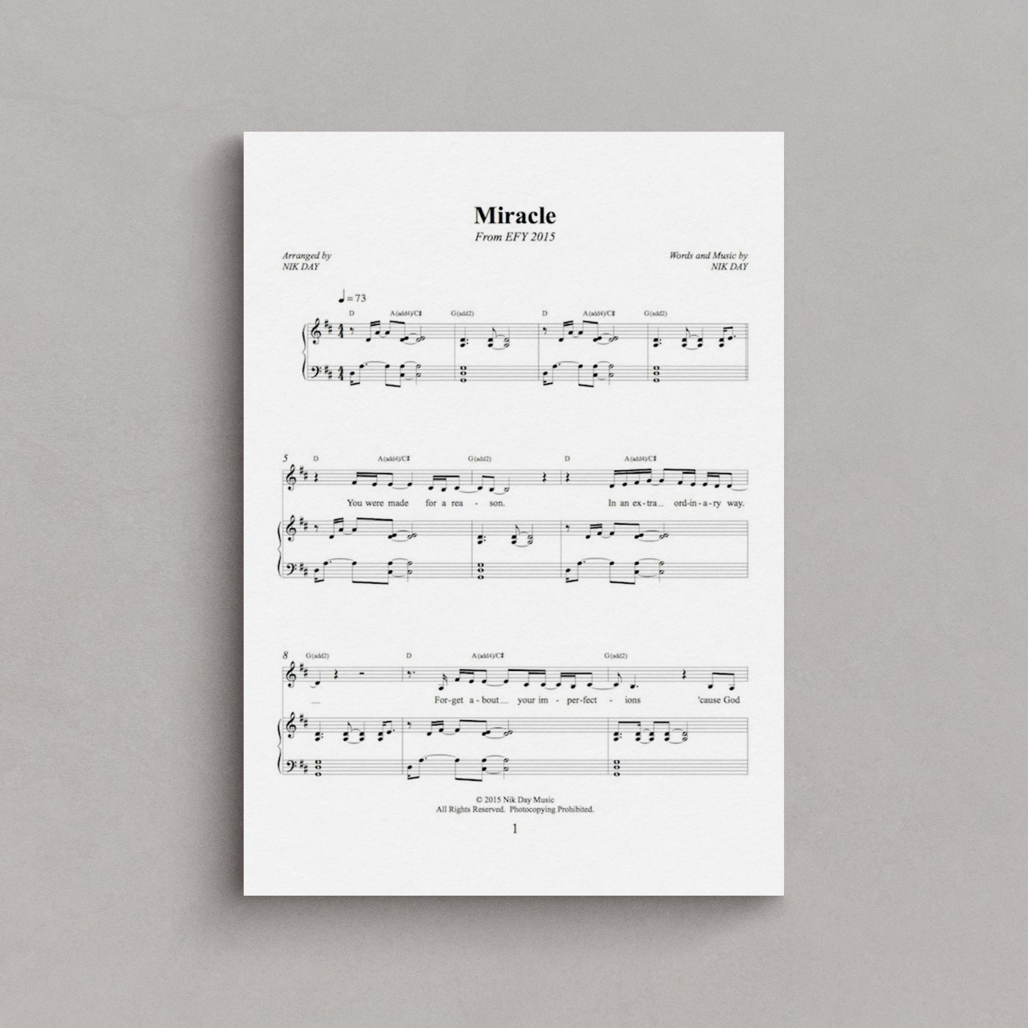 Miracle – Tyler Castleton