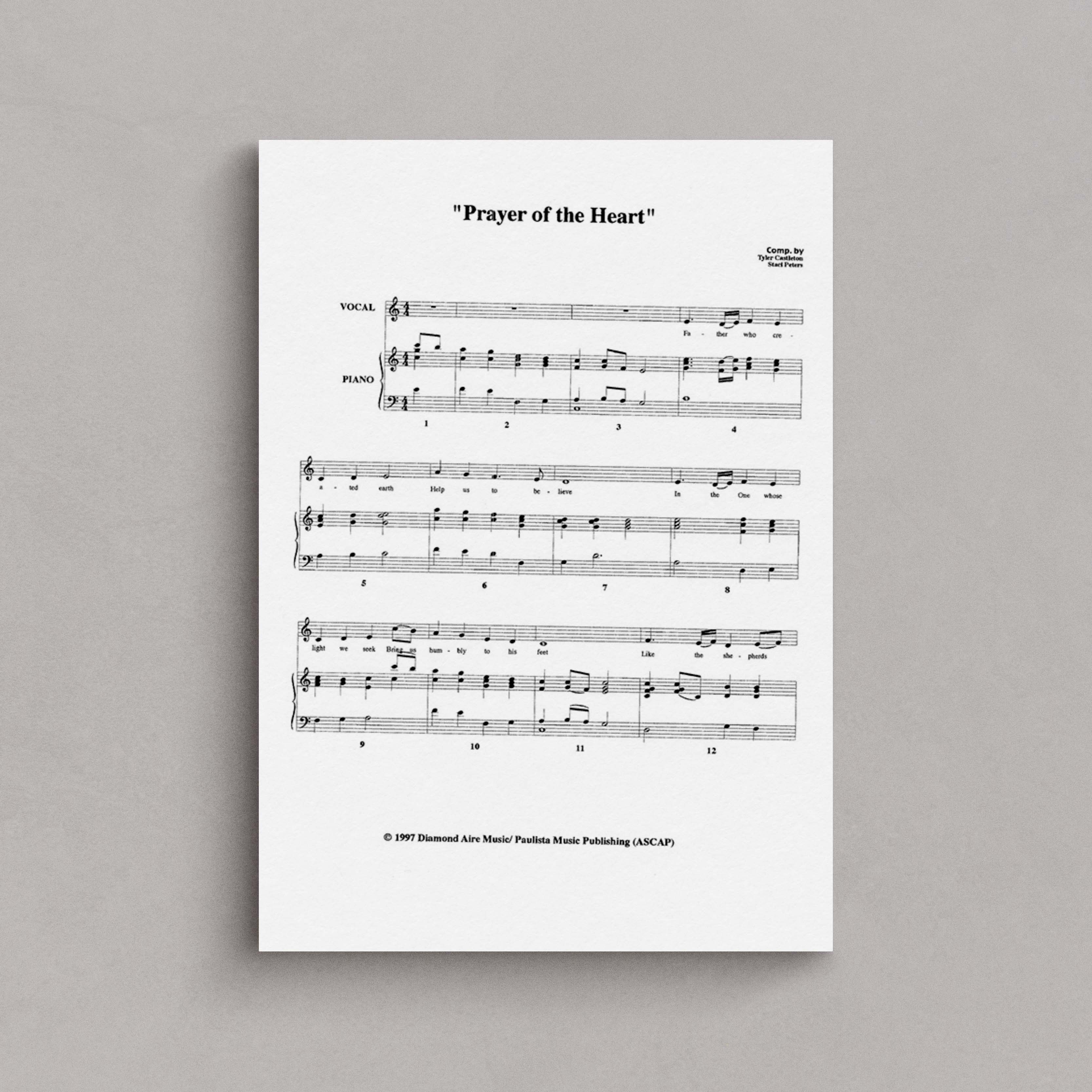 Tyler Pray Prayer of the Heart – Tyler Castleton