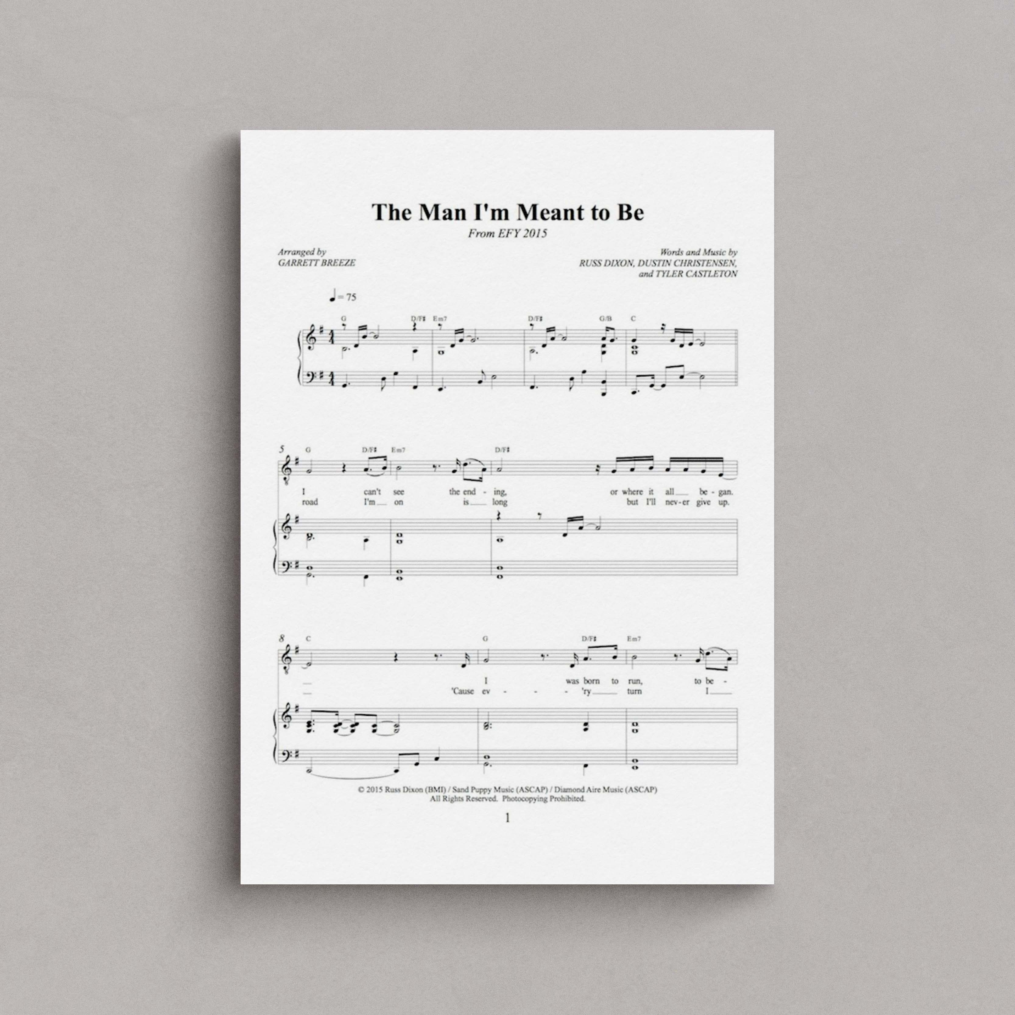 The Man I'm Meant To Be – Tyler Castleton