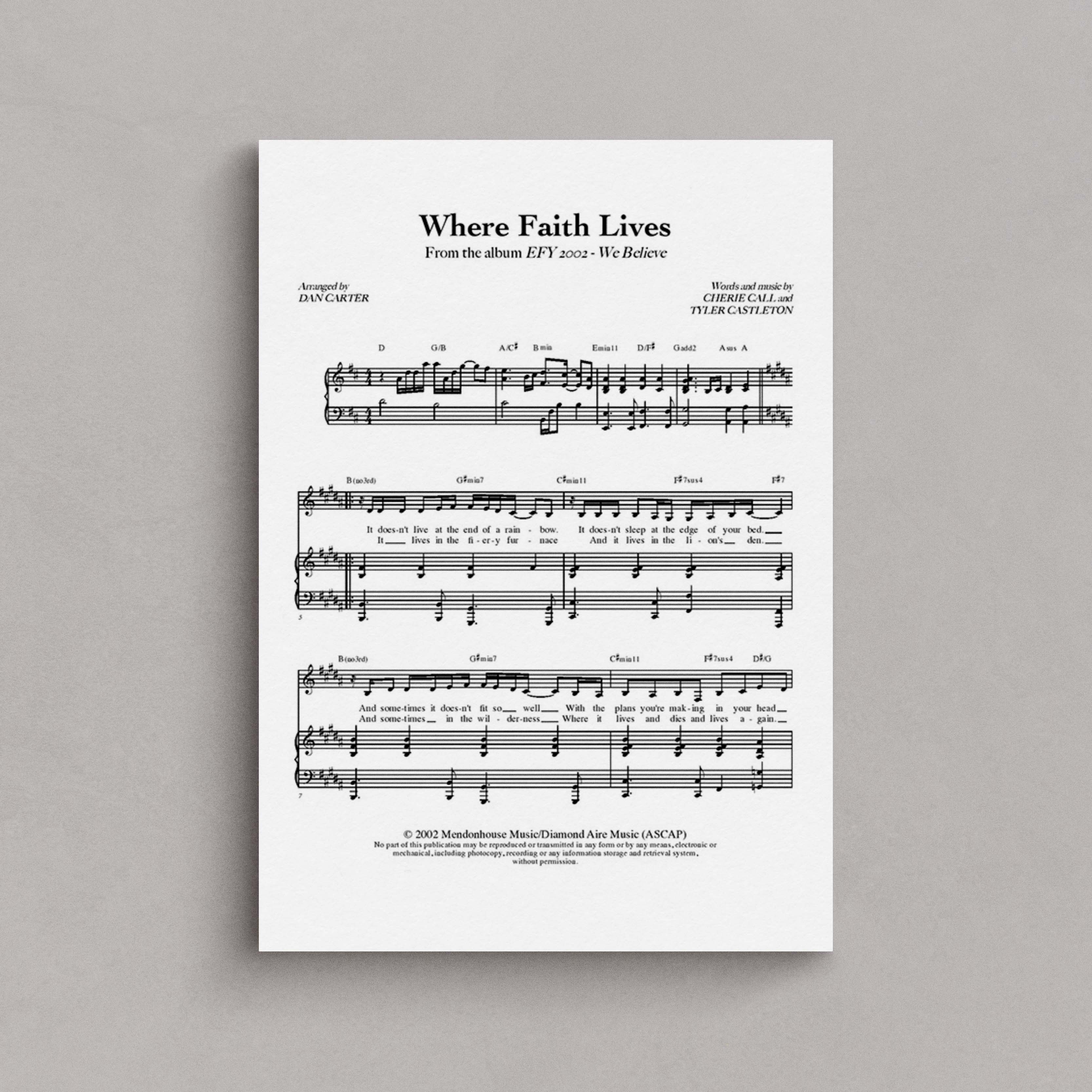 Where Faith Lives – Tyler Castleton
